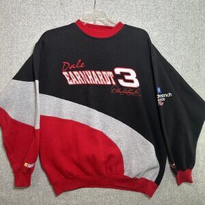 Vintage Dale‎ Earnhardt Crewneck Sweatshirt XL Embroidered Chase Colorblock
